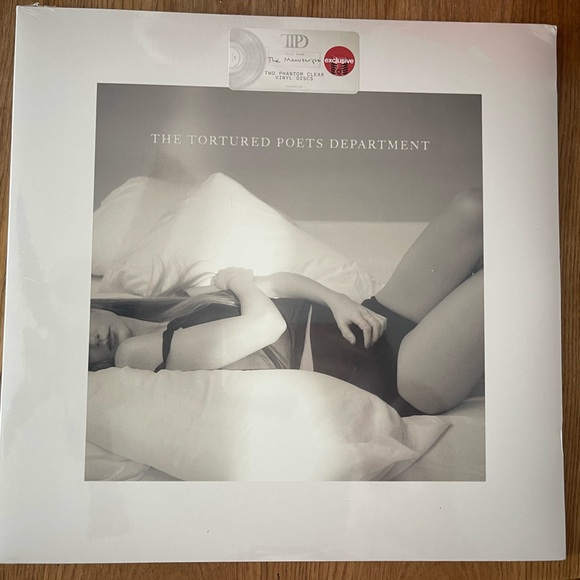 Taylor Swift Other - Taylor Swift Tortured Poets Department Vinyl Sealed The Manuscript Phantom Clear